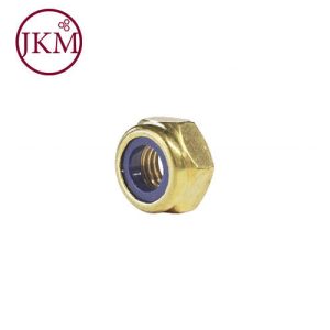 M6 BRASS NYLOC NUT