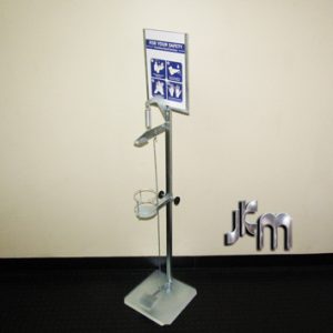 TOUCH-LESS FOOT ACTIVATED HAND SANITISER DISPENSER