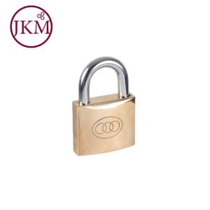 32mm TRI CIRCLE K/A PADLOCK BRASS
